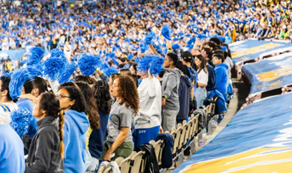 east side safe standing area at ucla football game