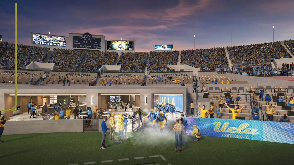 south end zone field club aerial 2