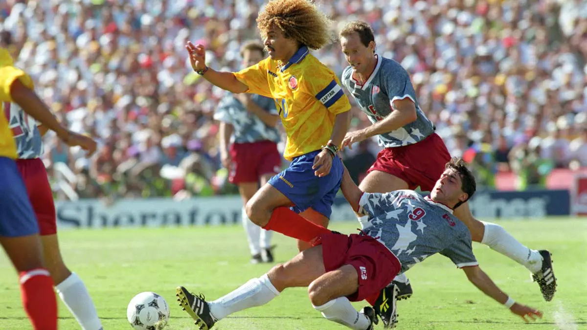 soccer players on the field